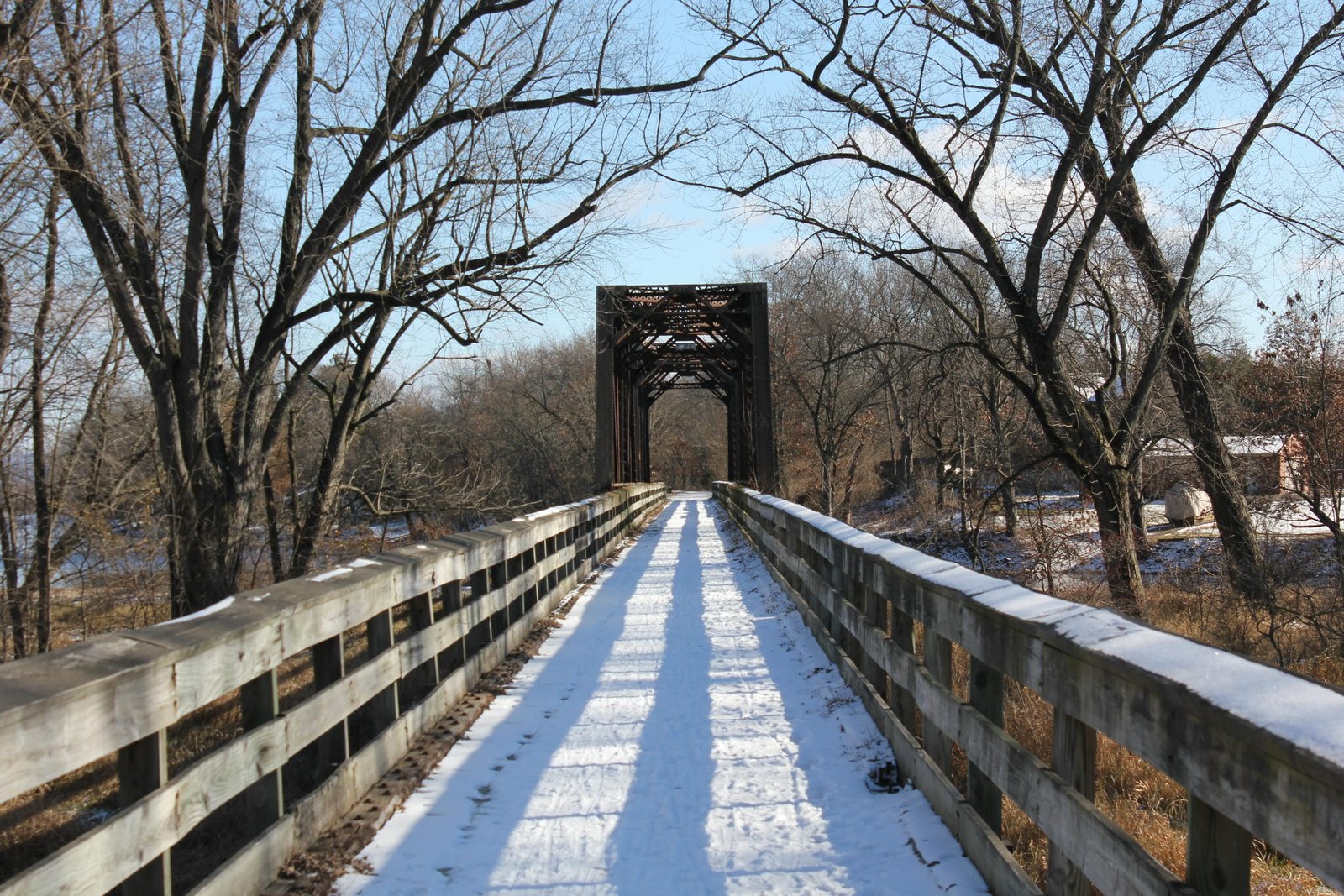 Looking south